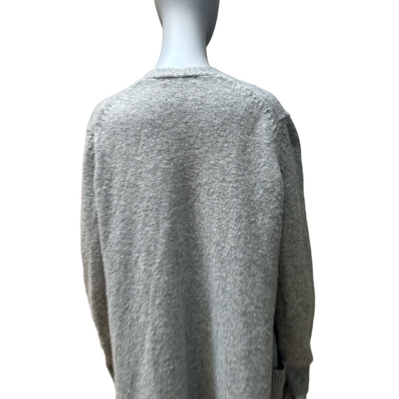 MARINE LAYER Open Front Cashmere Blend Gray Long Cardigan Size Large - Picture 4 of 14